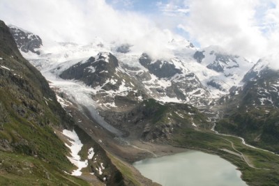 Am Sustenpass, Blick auf Steingletscher 