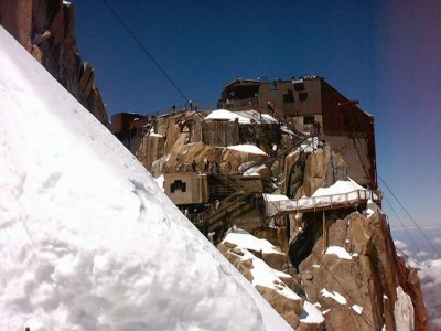 Auf dem Aiguille du Midi