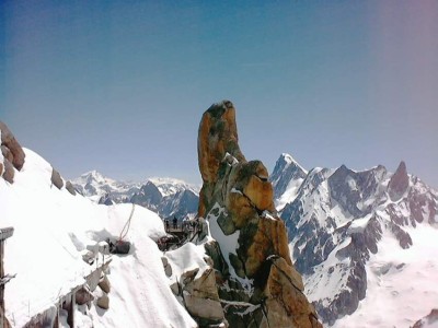 Auf dem Aiguille du Midi